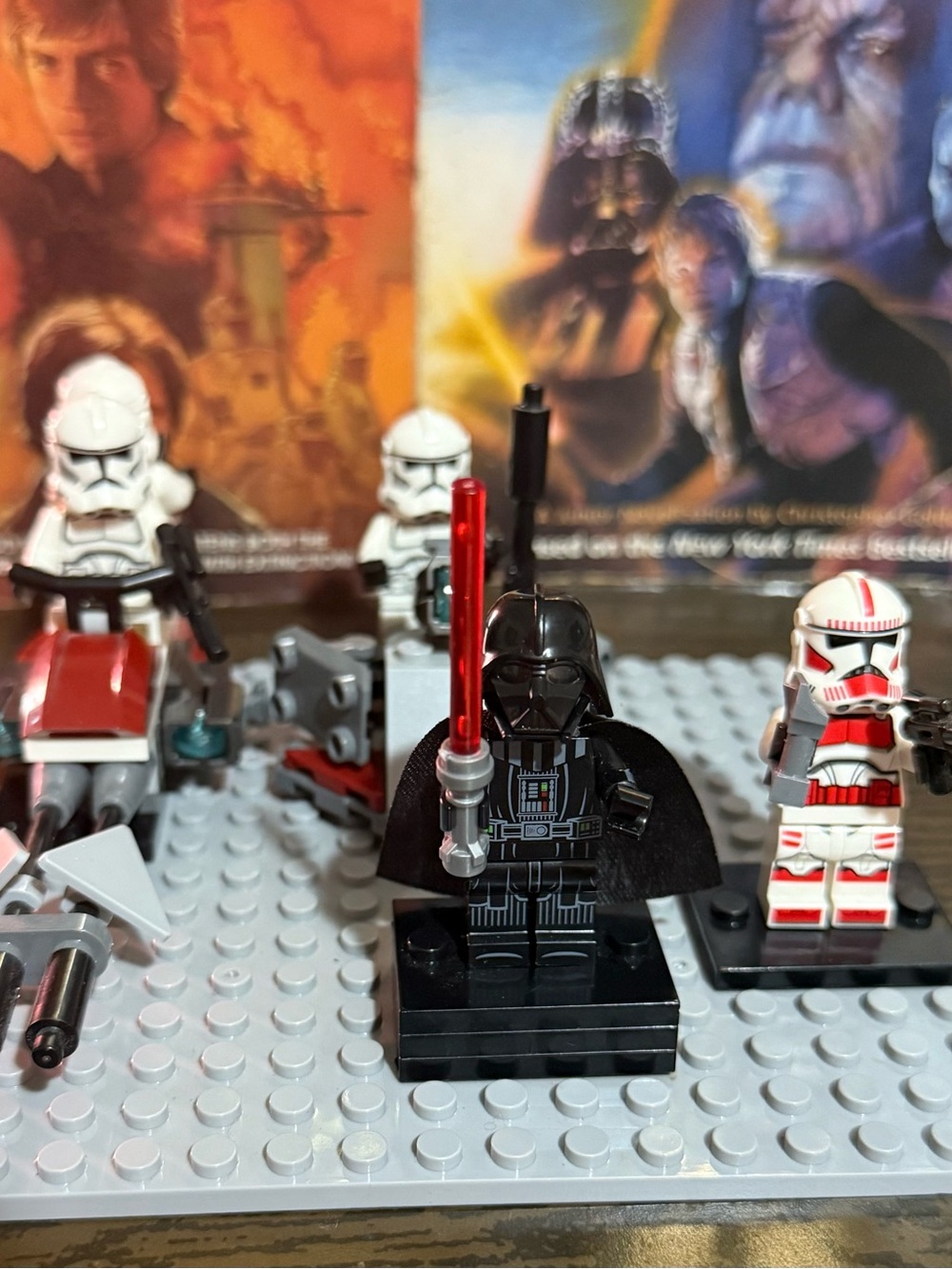 LEGO Star Wars Minifigures Lot W/ Darth Vader & Clone Troopers
